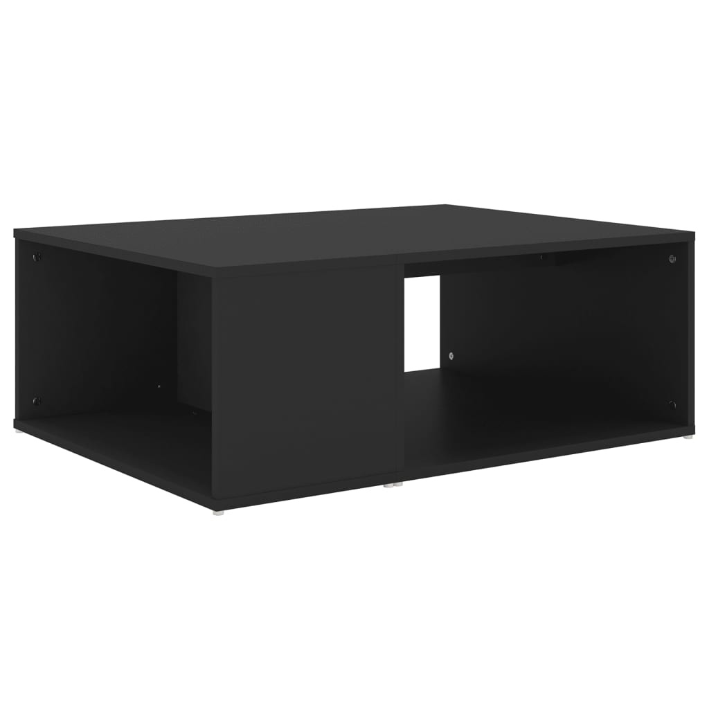 VidaXL Salontafel 90x67x33 cm spaanplaat zwart
