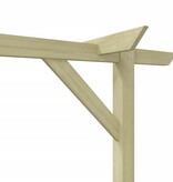 vidaXL Pergola 400x40x205 cm hout