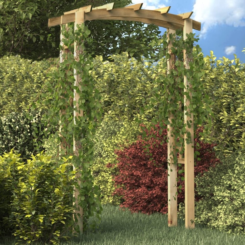 vidaXL Tuinboog 150x60x210 cm hout