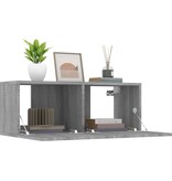 VidaXL Tv-meubelen 2 st 80x30x30 cm bewerkt hout grijs sonoma eiken
