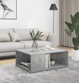 VidaXL Salontafel 90x67x33 cm spaanplaat betongrijs