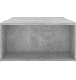 VidaXL Salontafel 90x67x33 cm spaanplaat betongrijs
