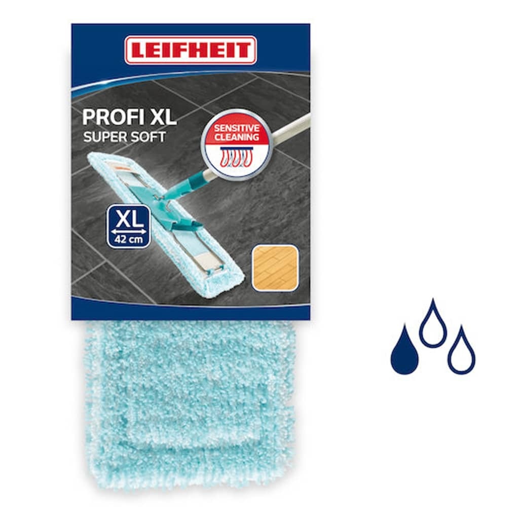 vidaXL Mopdoek Profi Extra Soft blauw 55116