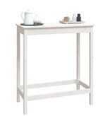 VidaXL Bartafel 100x50x110 cm massief grenenhout wit