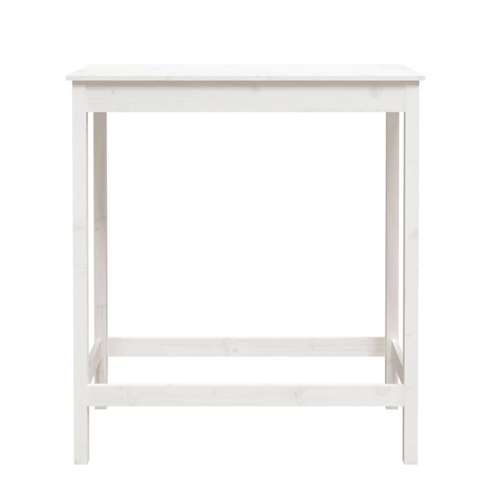 VidaXL Bartafel 100x50x110 cm massief grenenhout wit