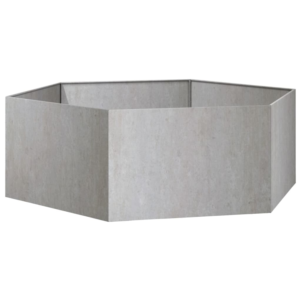 vidaXL Plantenbak roestig 120x120x45 cm cortenstaal