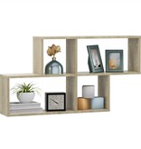 VidaXL Wandschap 100x18x53 cm spaanplaat sonoma eikenkleurig