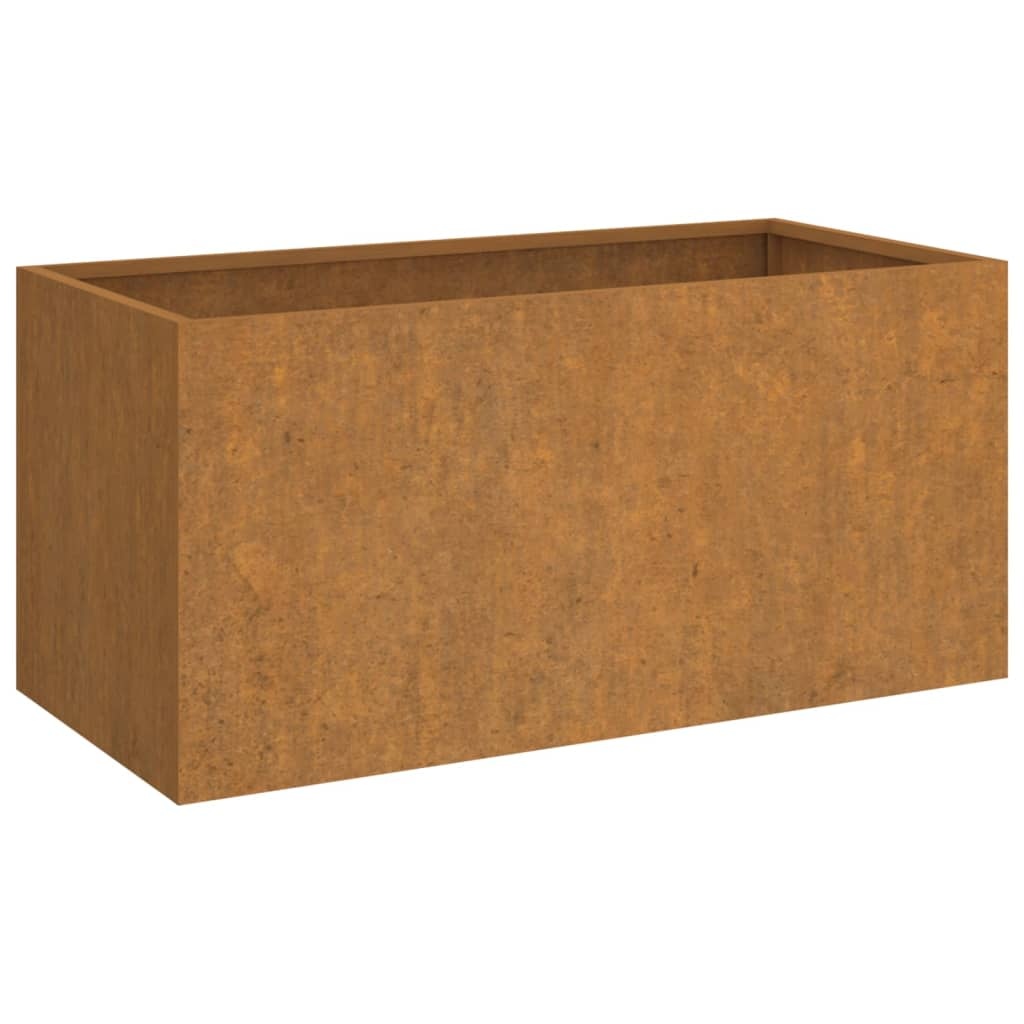 vidaXL Plantenbak 62x30x29 cm cortenstaal