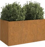 vidaXL Plantenbak 62x30x29 cm cortenstaal