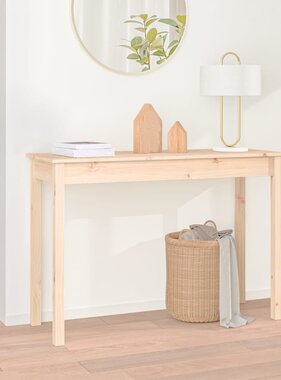 VidaXL Wandtafel 110x40x75 cm massief grenenhout