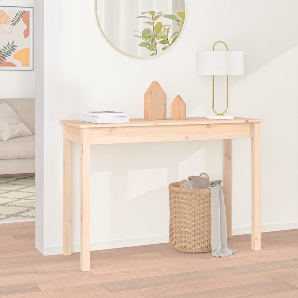 VidaXL Wandtafel 110x40x75 cm massief grenenhout