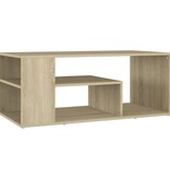 VidaXL Salontafel 100x50x40 cm spaanplaat sonoma eikenkleurig