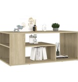 VidaXL Salontafel 100x50x40 cm spaanplaat sonoma eikenkleurig