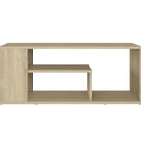 VidaXL Salontafel 100x50x40 cm spaanplaat sonoma eikenkleurig