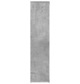VidaXL Boekenkast 50x25x106 cm spaanplaat betongrijs