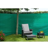 vidaXL Tuinscherm 1,5x10 m PE groen