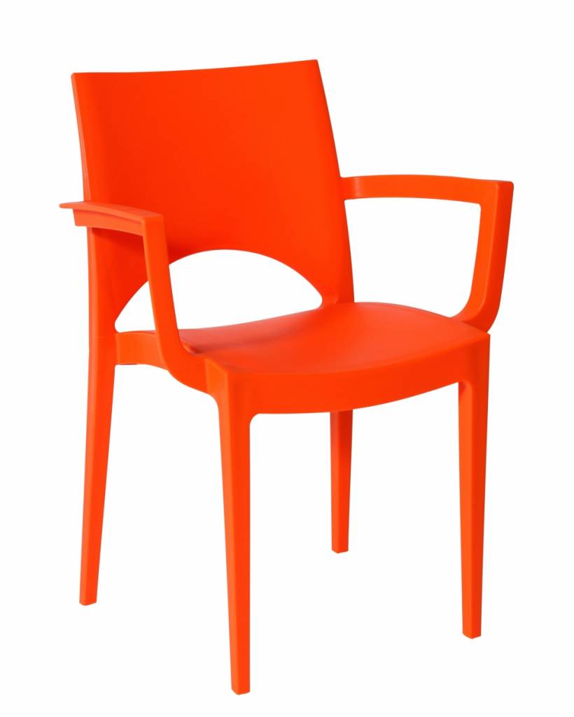 Kantinestoel Design Lana met armleggers