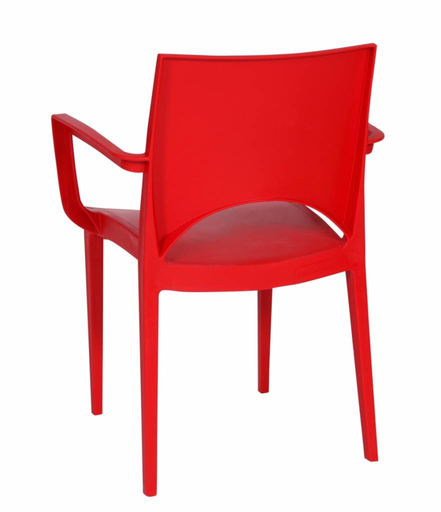 Kantinestoel Design Lana met armleggers