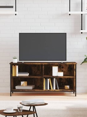 VidaXL Tv-meubel 100x40x50 cm bewerkt hout gerookt eikenkleurig