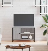 VidaXL Tv-meubel 80x40x50 cm bewerkt hout grijs sonoma eikenkleurig