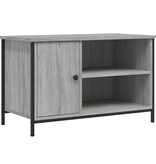 VidaXL Tv-meubel 80x40x50 cm bewerkt hout grijs sonoma eikenkleurig
