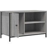 VidaXL Tv-meubel 80x40x50 cm bewerkt hout grijs sonoma eikenkleurig