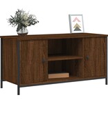 vidaXL Tv-meubel 100x40x50 cm bewerkt hout bruineikenkleurig