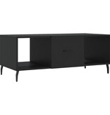 VidaXL Salontafel 102x50x40 cm bewerkt hout zwart