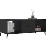 VidaXL Salontafel 102x50x40 cm bewerkt hout zwart