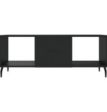 VidaXL Salontafel 102x50x40 cm bewerkt hout zwart