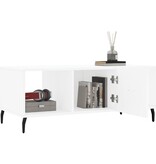 VidaXL Salontafel 102x50x40 cm bewerkt hout wit