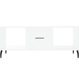 VidaXL Salontafel 102x50x40 cm bewerkt hout wit