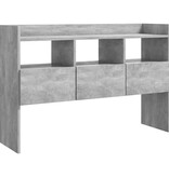 VidaXL Dressoir 105x30x70 cm spaanplaat betongrijs
