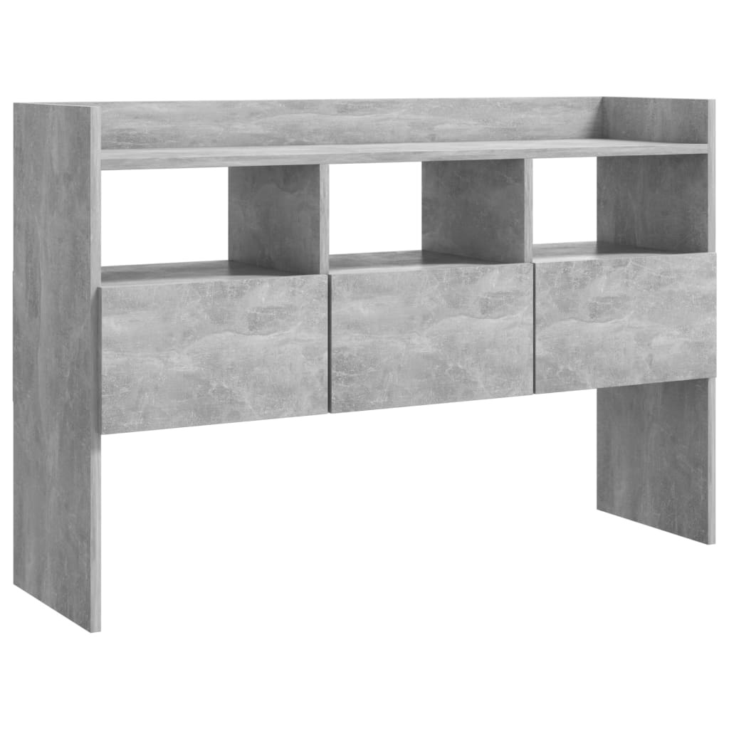 VidaXL Dressoir 105x30x70 cm spaanplaat betongrijs