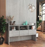 VidaXL Dressoir 105x30x70 cm spaanplaat betongrijs