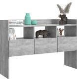 VidaXL Dressoir 105x30x70 cm spaanplaat betongrijs