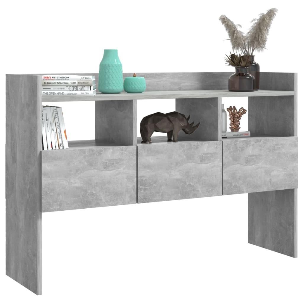 VidaXL Dressoir 105x30x70 cm spaanplaat betongrijs