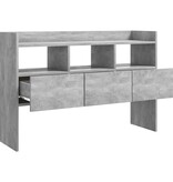 VidaXL Dressoir 105x30x70 cm spaanplaat betongrijs