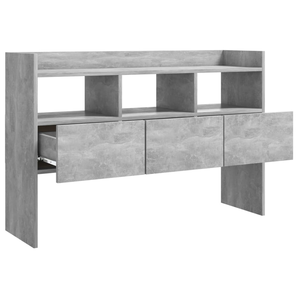 VidaXL Dressoir 105x30x70 cm spaanplaat betongrijs