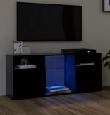 VidaXL Tv-meubel met LED-verlichting 120x30x50 cm zwart