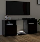 VidaXL Tv-meubel met LED-verlichting 120x30x50 cm zwart