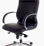 Directiestoel in Zwart leather