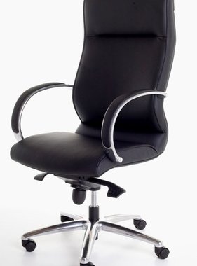 Directiestoel in Zwart leather