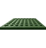 vidaXL Valtegels 6 st 50x50x3 cm rubber groen