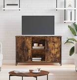 vidaXL Tv-meubel 100x35x65 cm bewerkt hout gerookt eikenkleurig