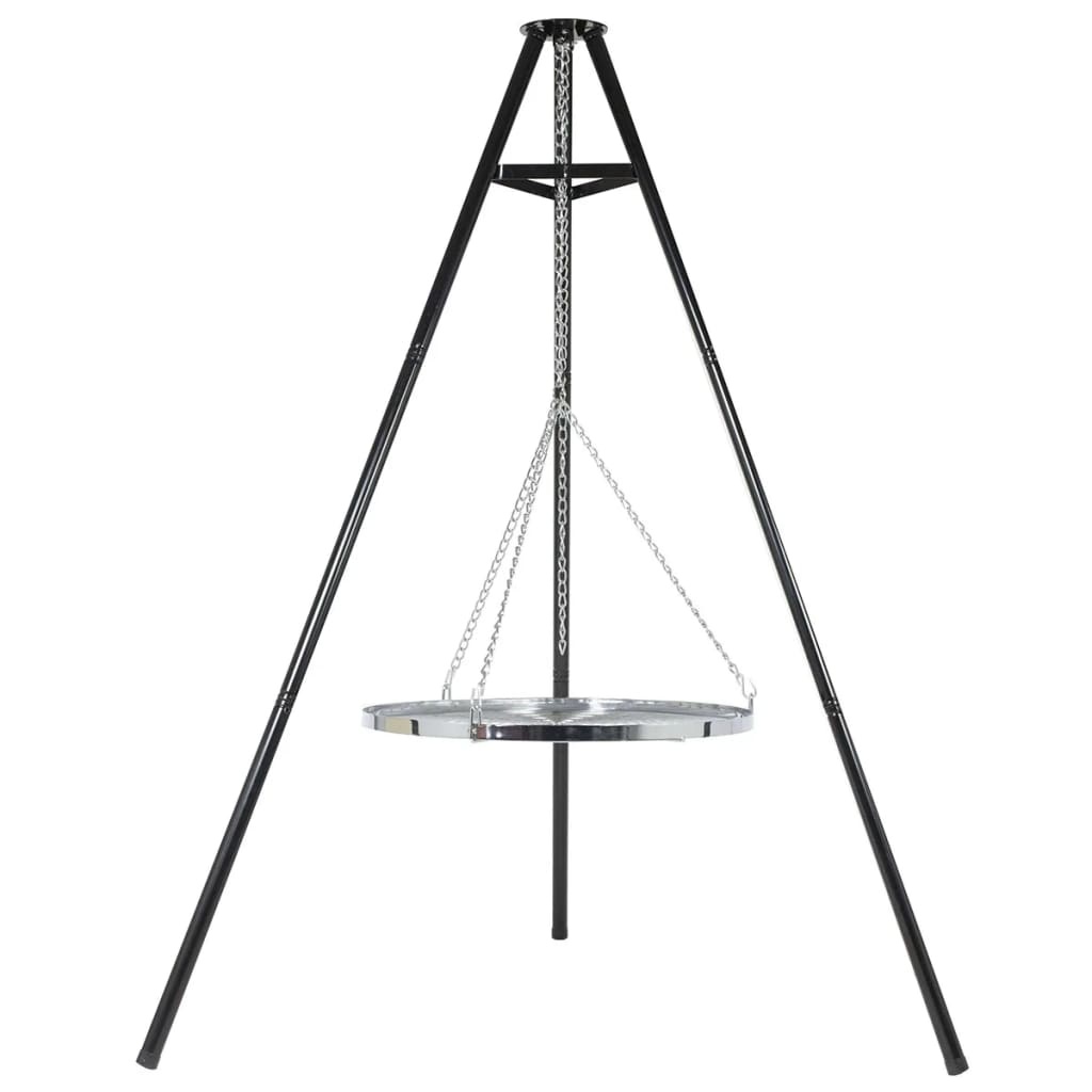 vidaXL Driepootbarbecue zwart 172 cm BBQ TRIPOD