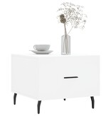 VidaXL Salontafel 50x50x40 cm bewerkt hout wit