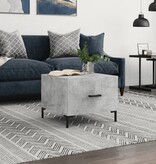 VidaXL Salontafel 50x50x40 cm bewerkt hout betongrijs