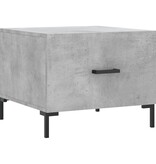 VidaXL Salontafel 50x50x40 cm bewerkt hout betongrijs