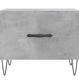 VidaXL Salontafel 50x50x40 cm bewerkt hout betongrijs